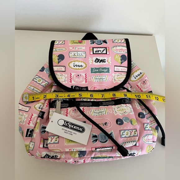 Lesportsac small edie backpack sweet talk pink - Picture 2 of 9